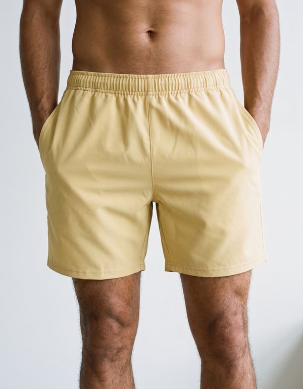 Men's Swim Trunks in Flax