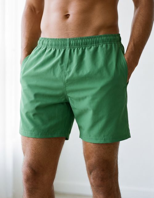 Green Men's Swim Trunks