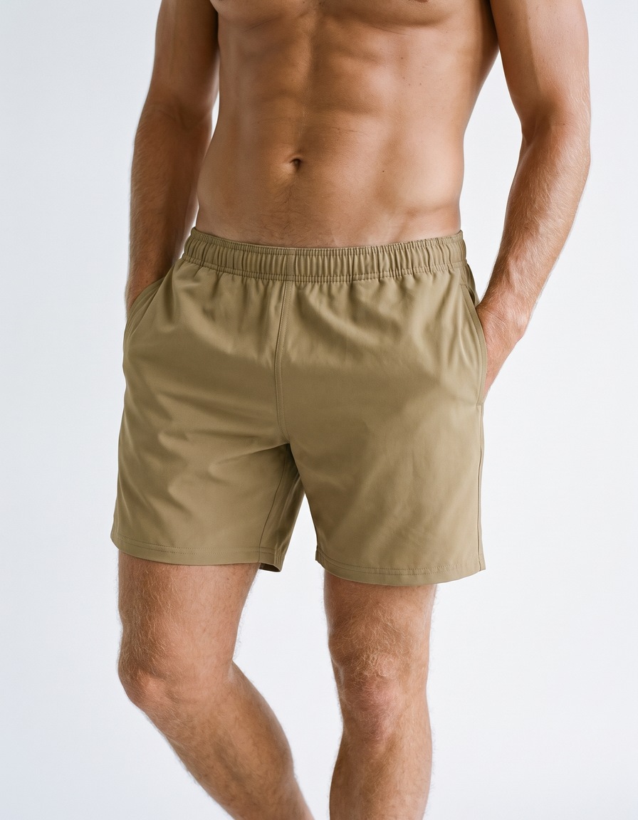 Swim trunks in Khaki