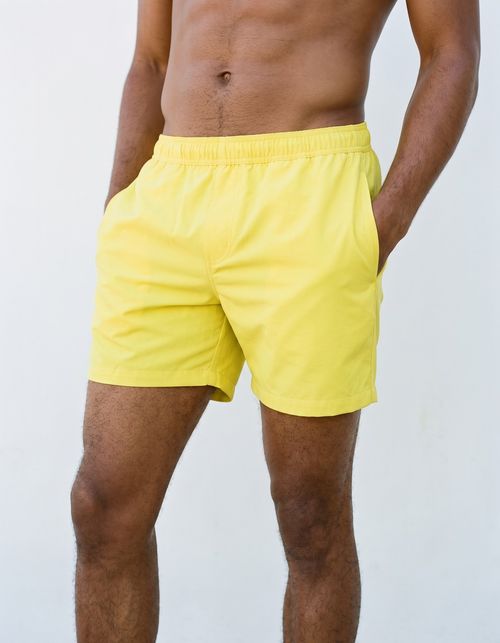 Laser Lemon Men's Swim Trunks