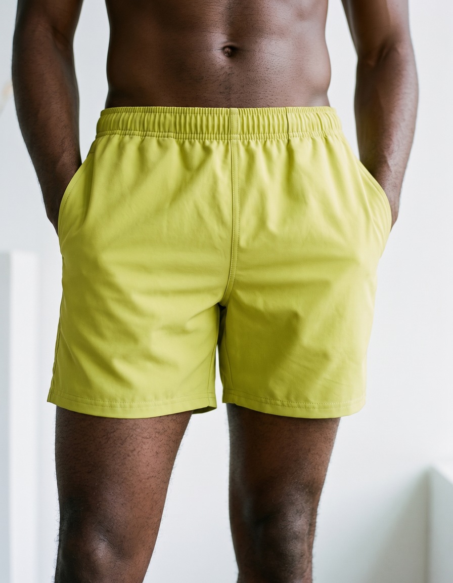 Swim trunks in Lime
