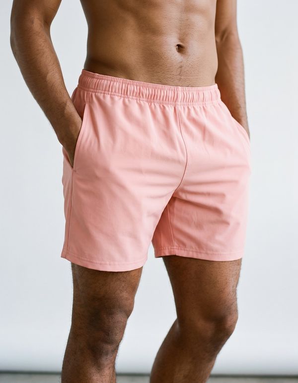 Men's Swim Trunks in Lychee