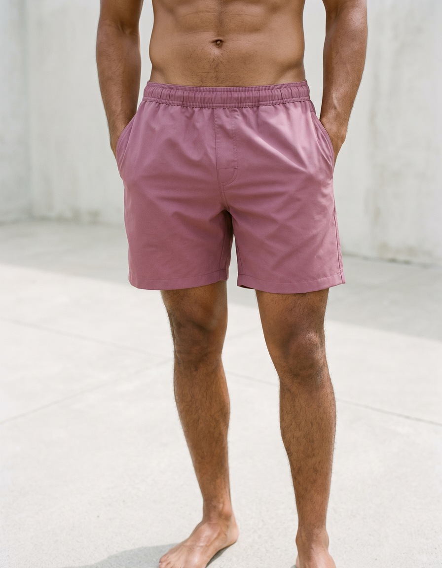 Swim trunks in Mauve