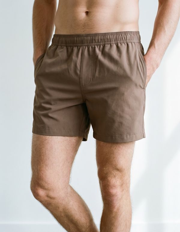 Men's Swim Trunks in Mocha