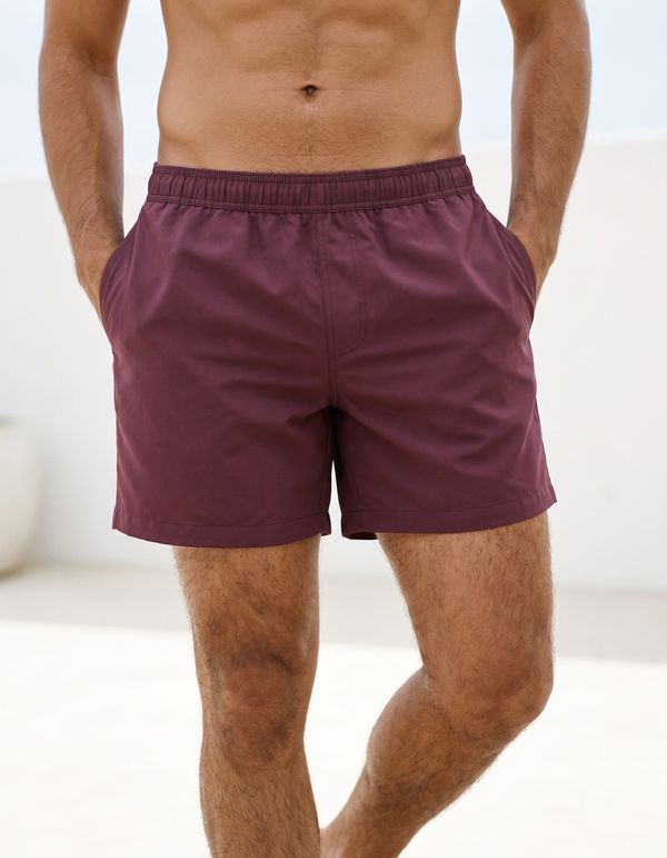 Men's Swim Trunks in Mulberry