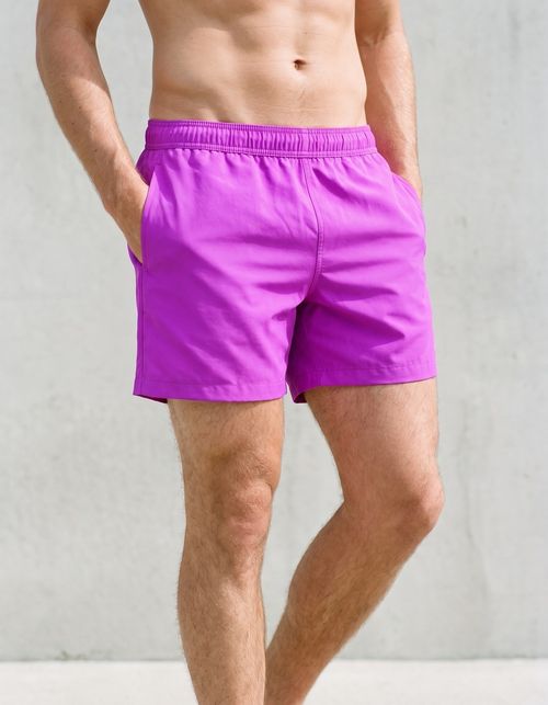 Neon Purple Men's Swim Trunks