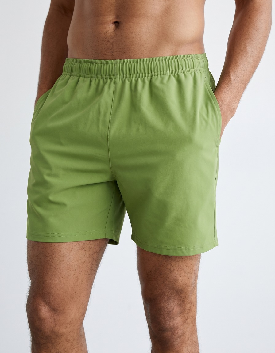 Swim trunks in Greenery