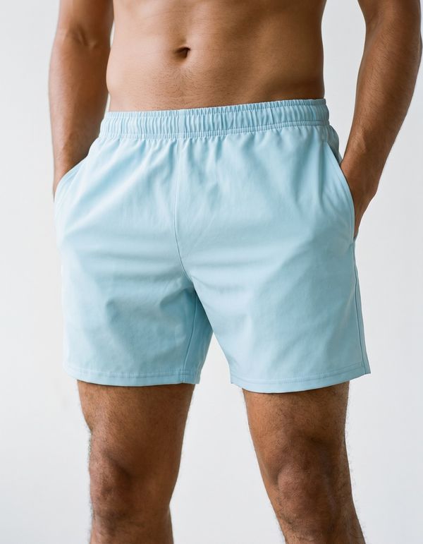 Men's Swim Trunks in Powder Blue