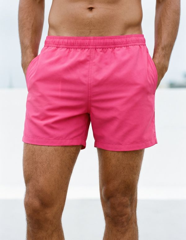 Men's Swim Trunks in Schiaparelli Pink