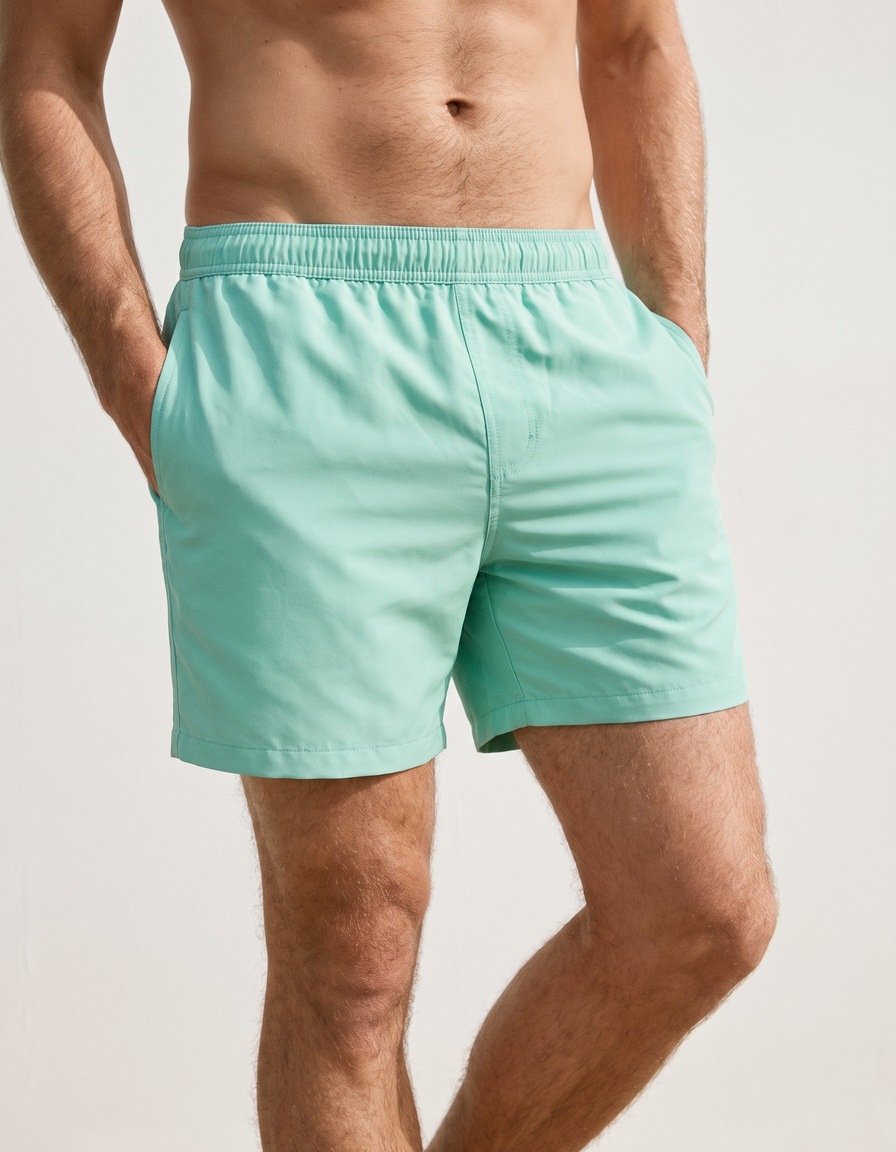 Swim trunks in Seafoam