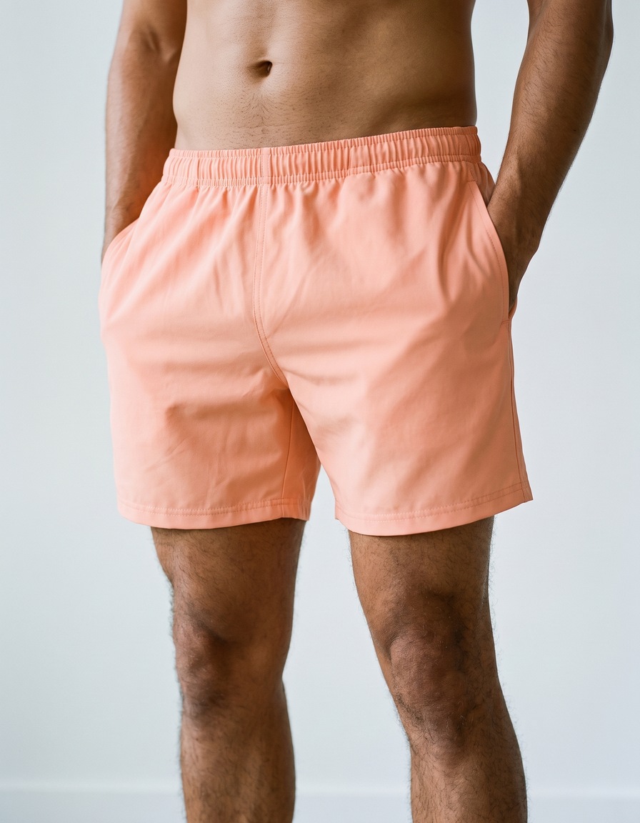 Swim trunks in Sherbet
