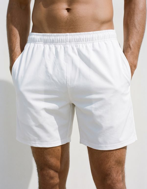 Men's Swim Trunks in Snow