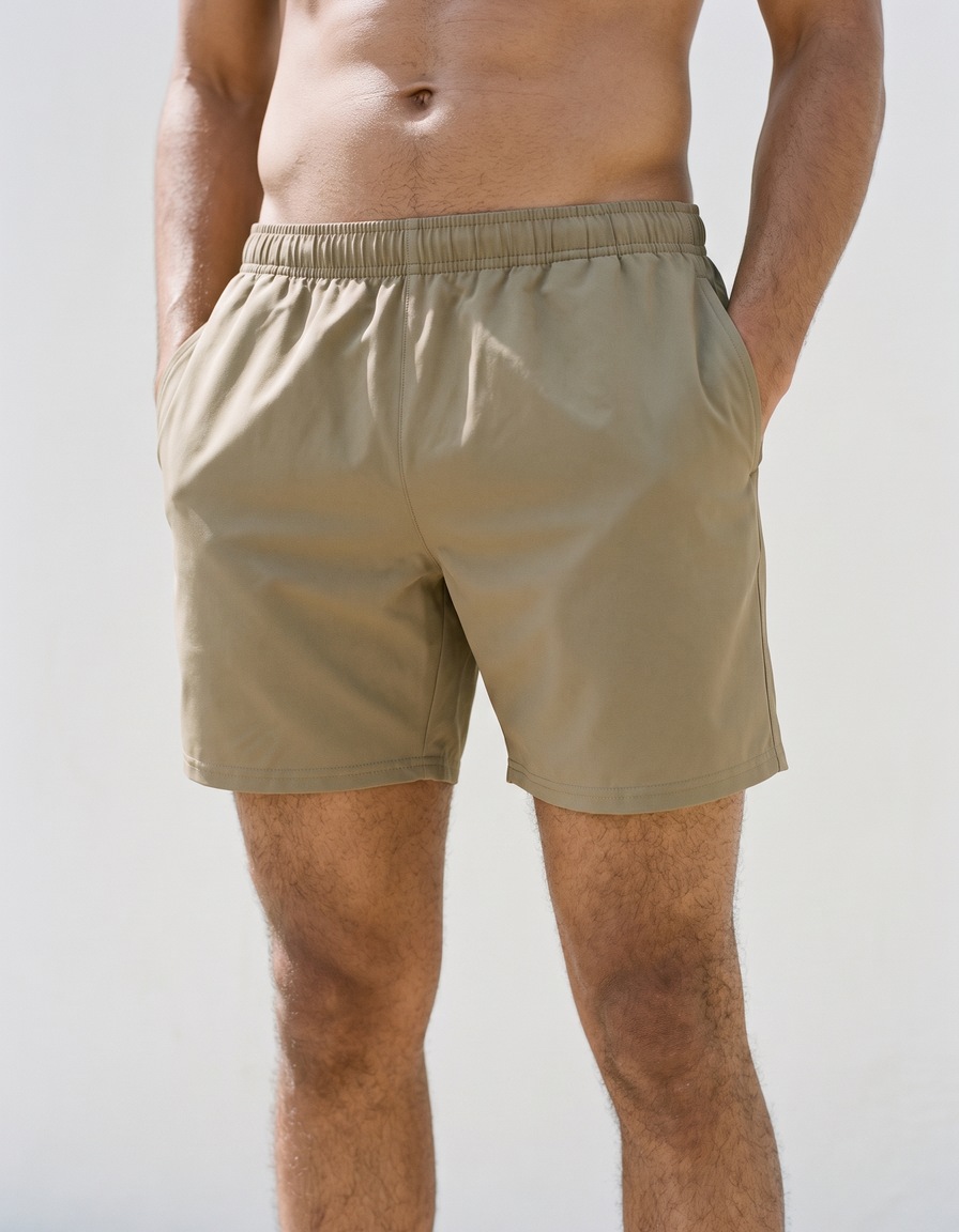 Swim trunks in Stone
