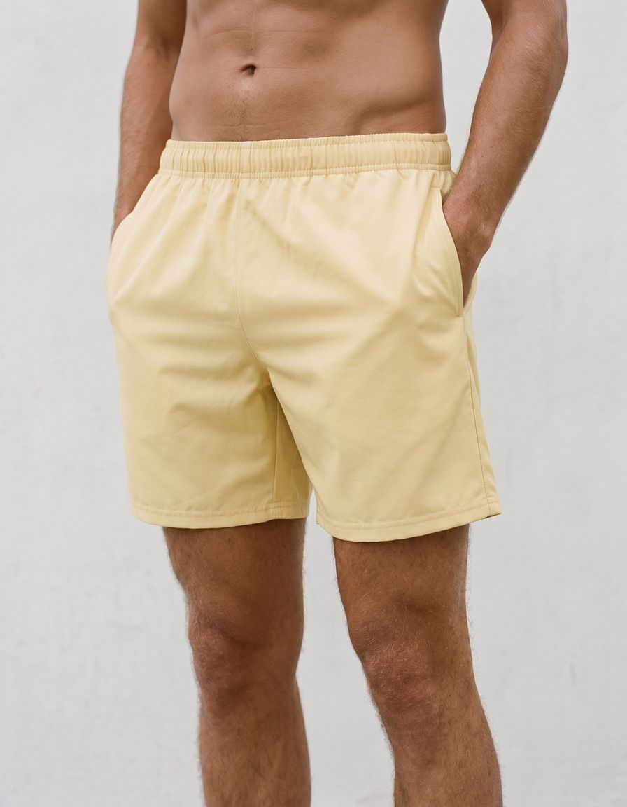 Vanilla Men's Swim Trunks Men's Swim Trunks — Lolekai