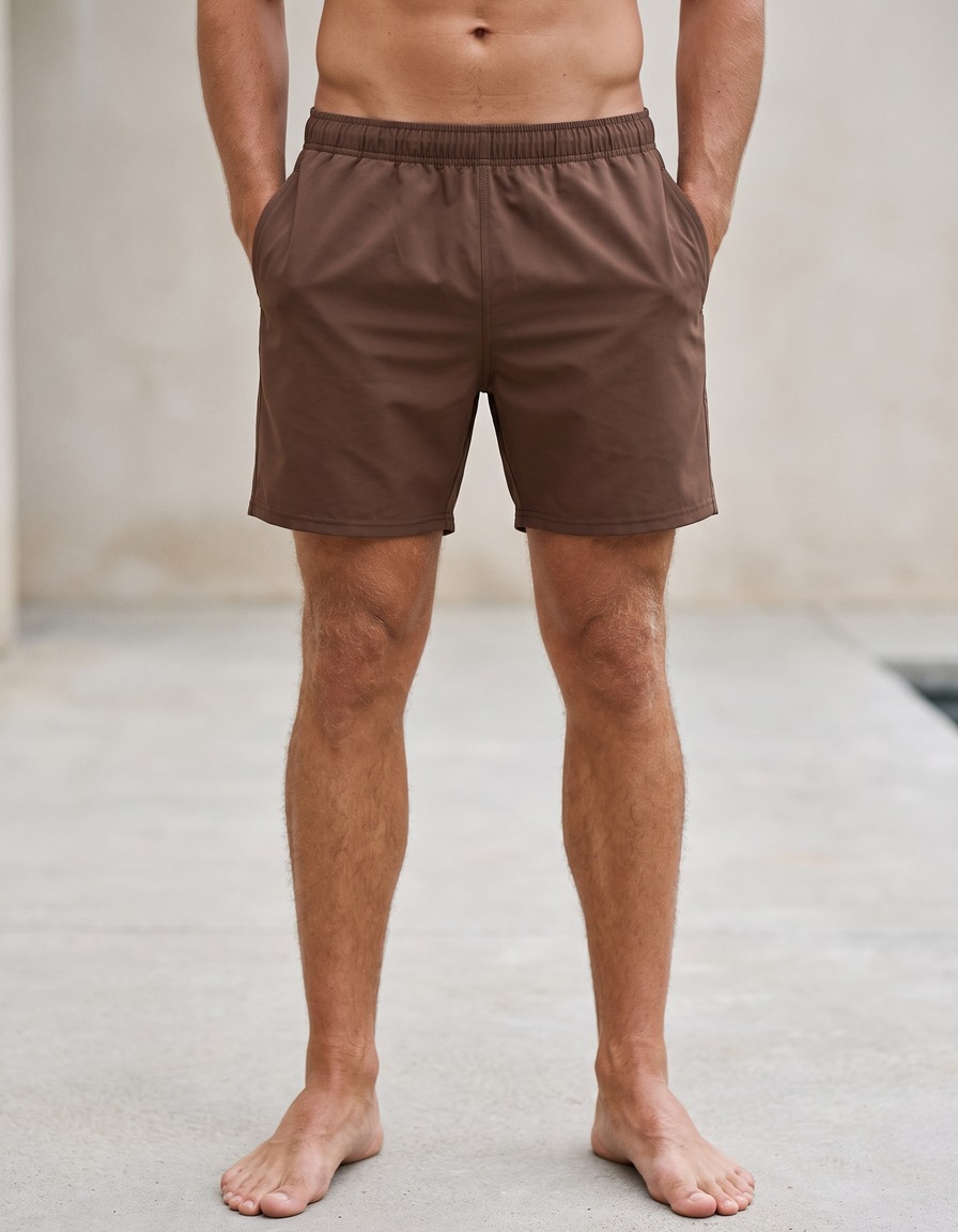 Swim trunks in Walnut