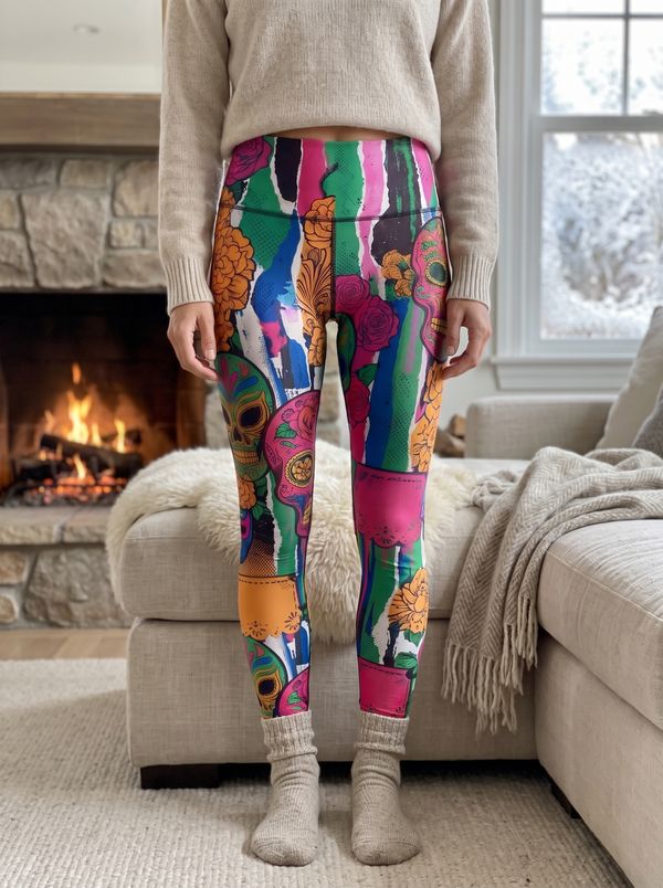 Calaca high-rise leggings