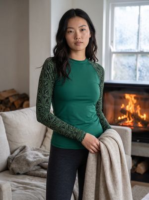 Runway Emerald Chord Base Layer Top Women's Rashguard — Lolekai