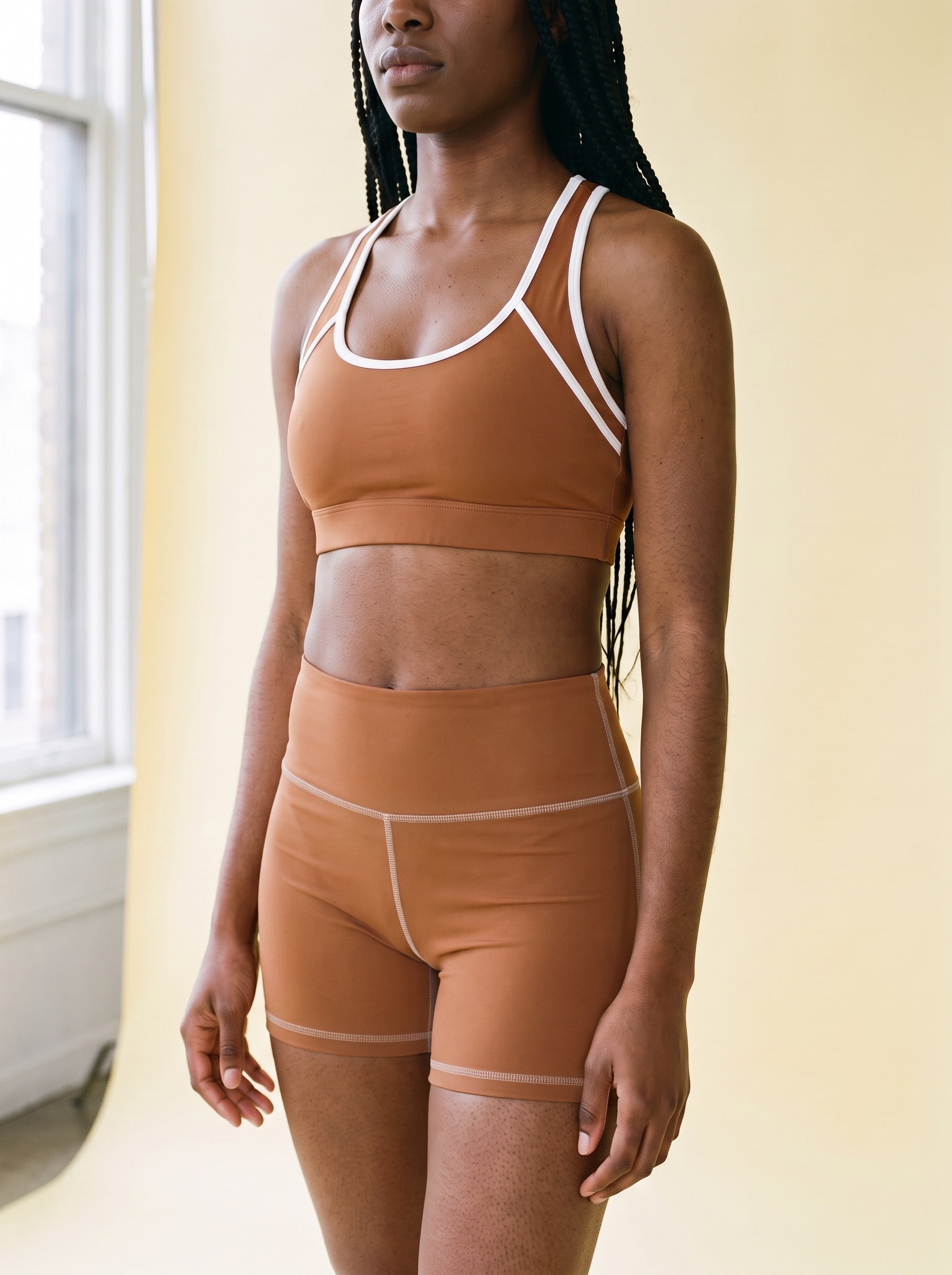 Yoga Shorts in Adobe