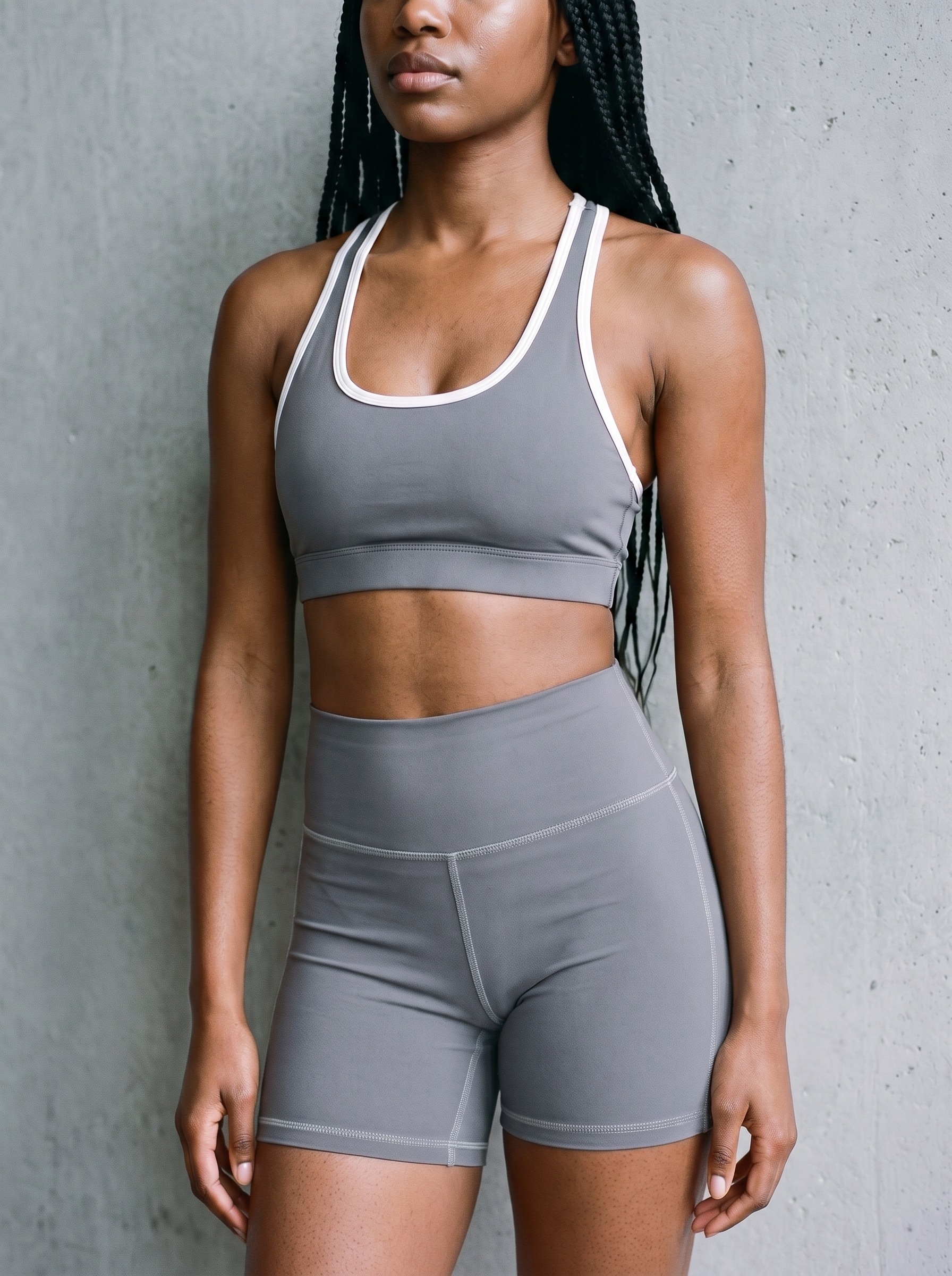 Yoga Shorts in Gray