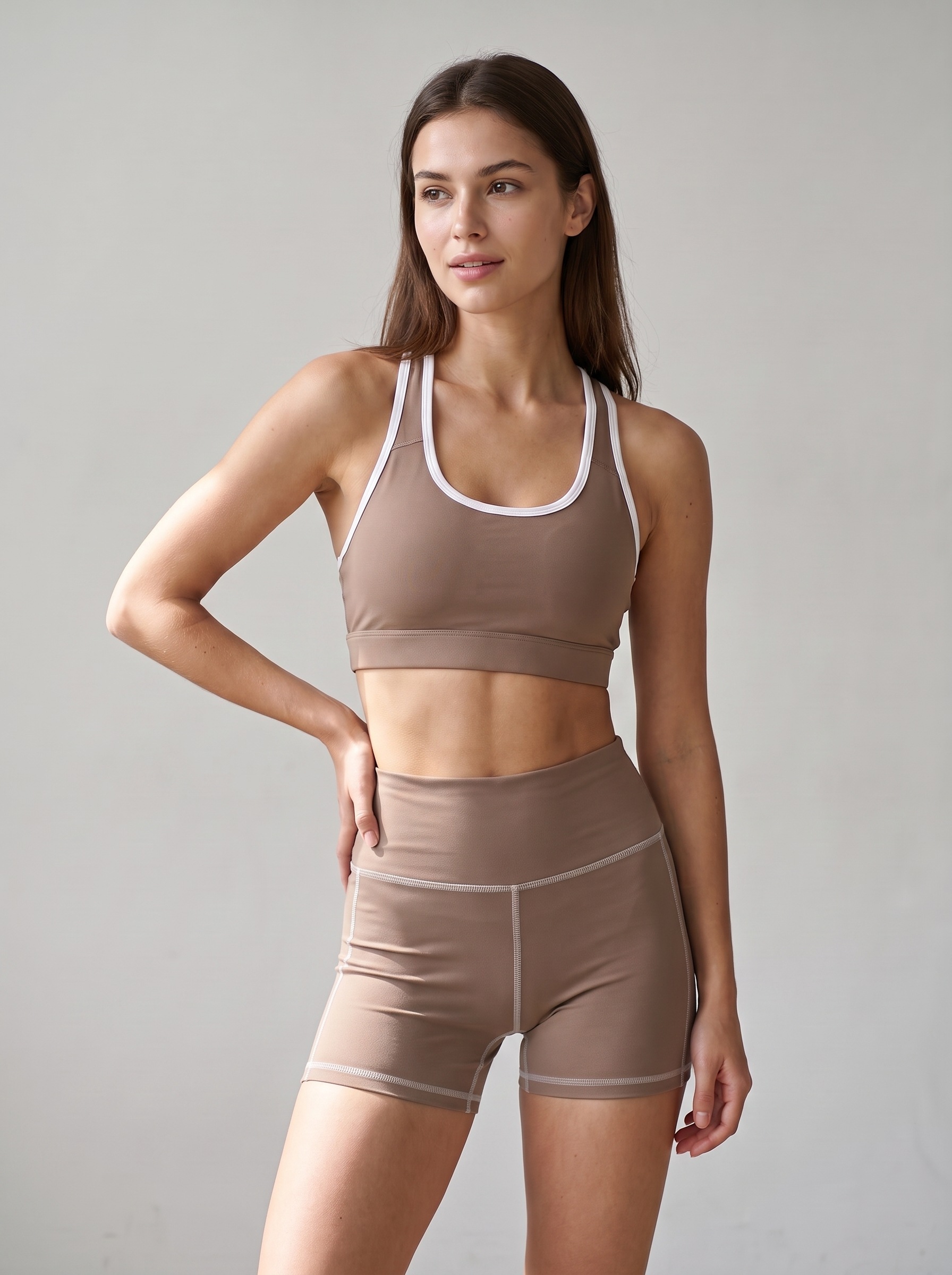Yoga Shorts in Jute