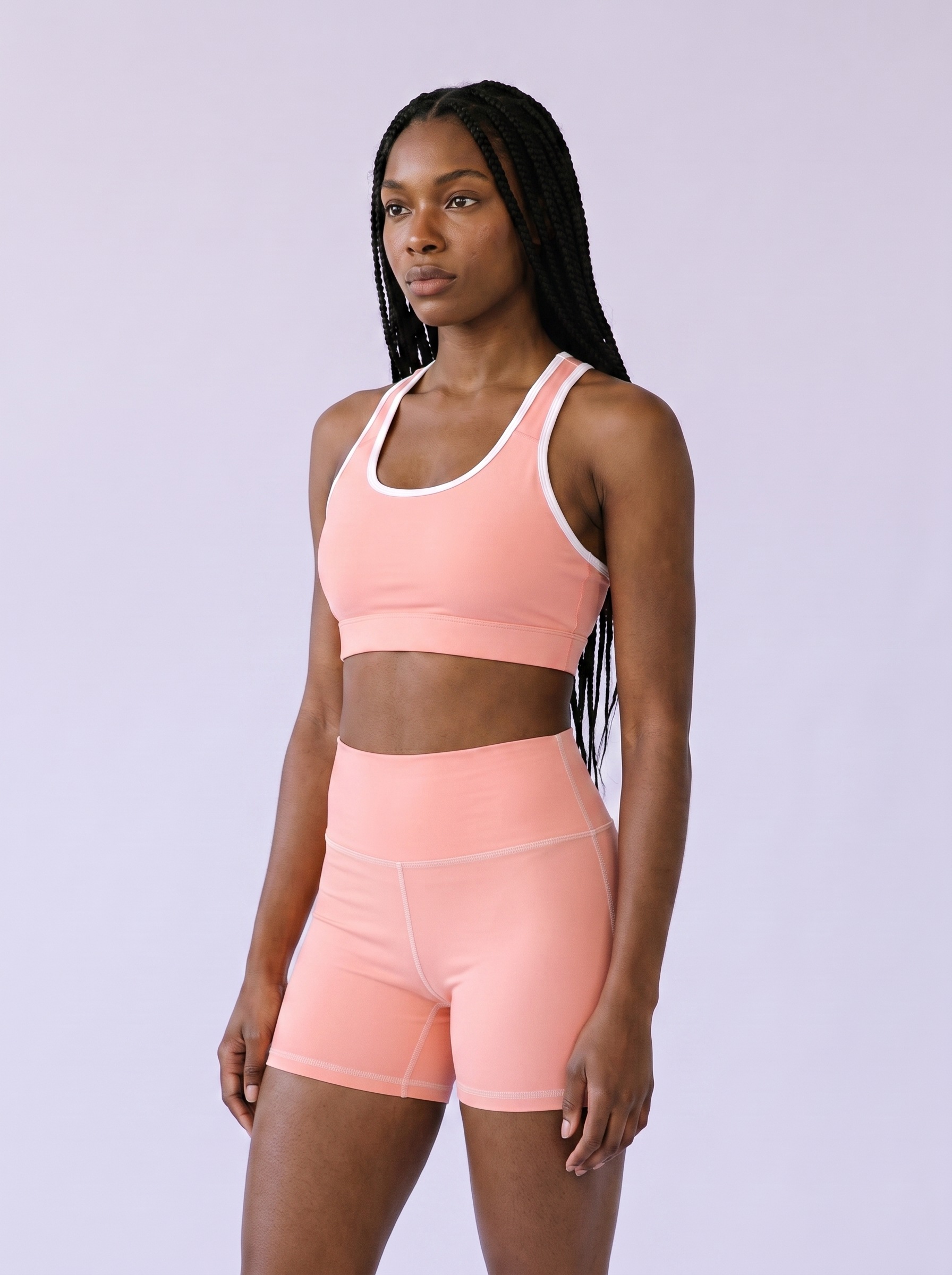 Yoga Shorts in Melon