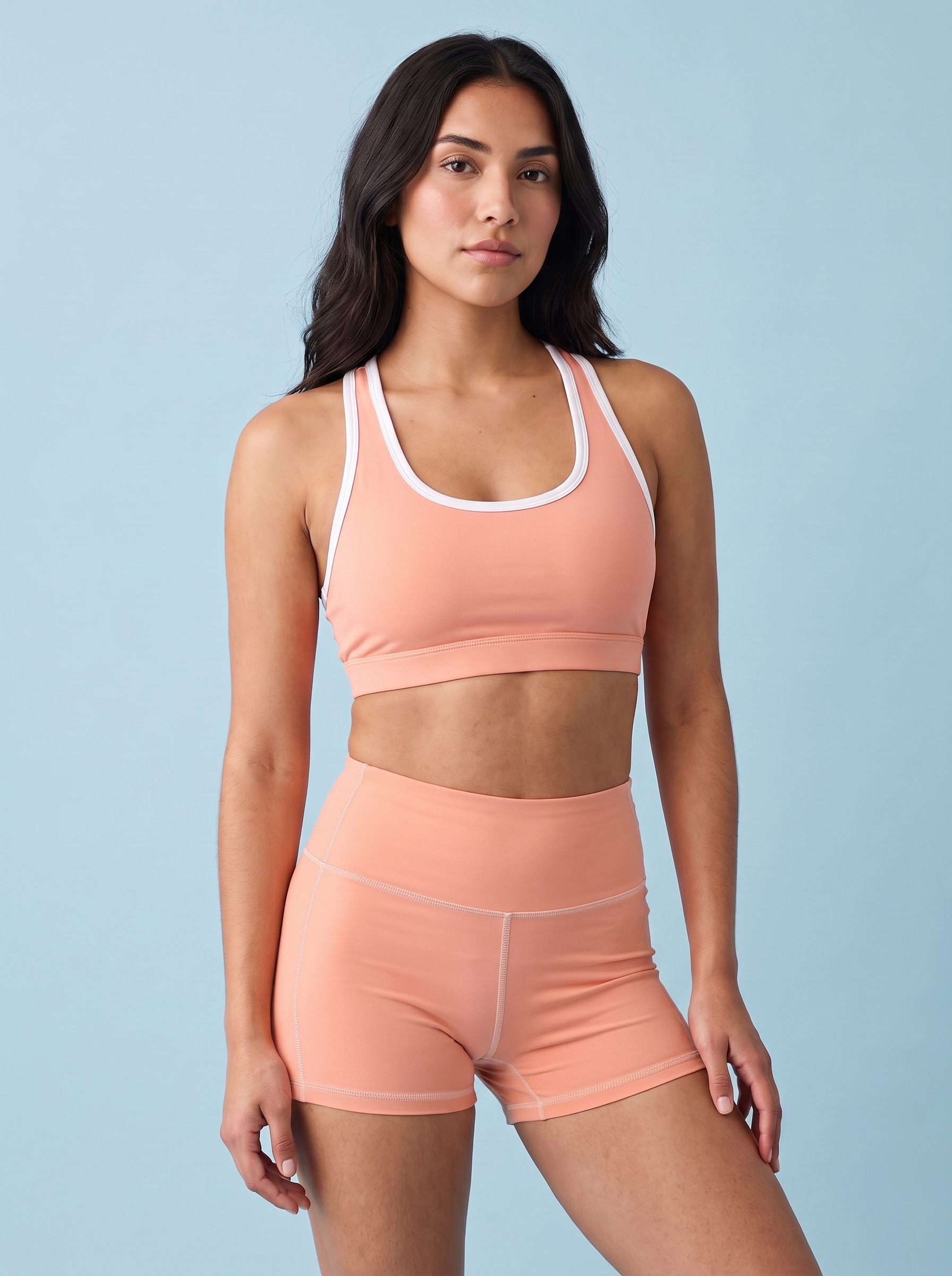 Yoga Shorts in Sherbet