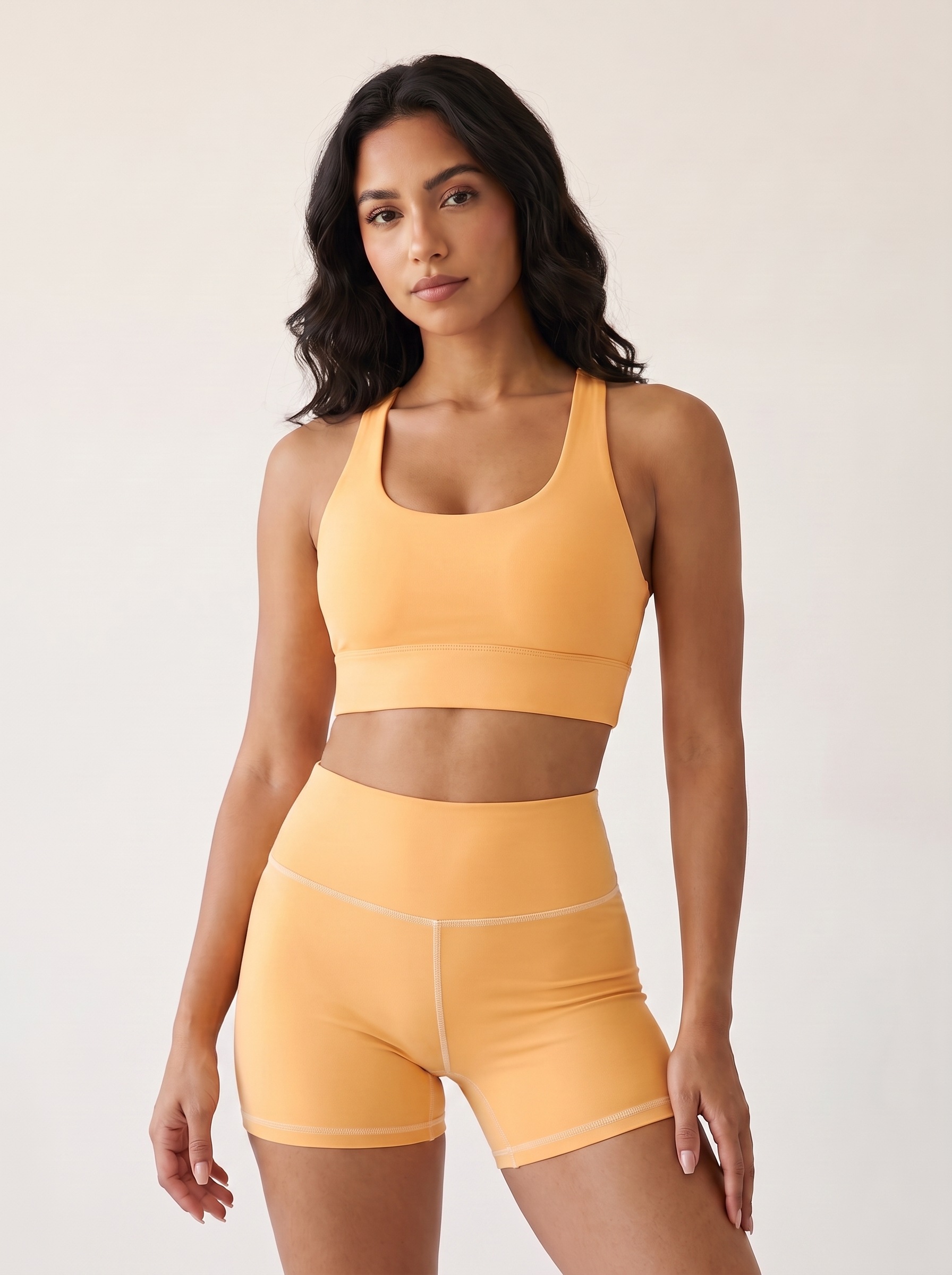 Longline Sports Bra in Topaz