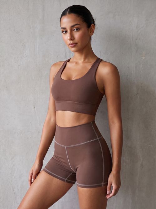 Umber Longline Sports Bra Longline Sports Bra — Lolekai