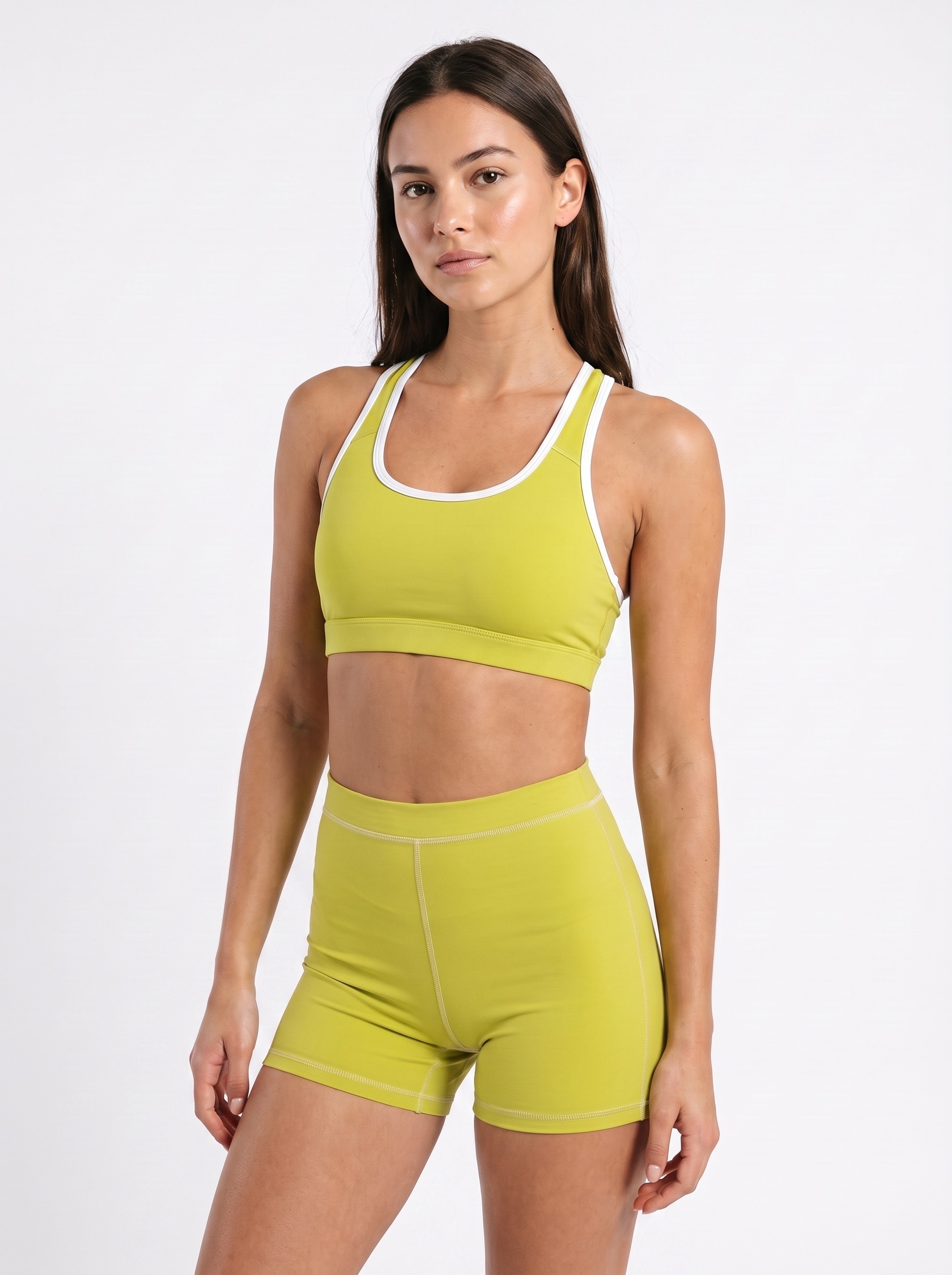 Yoga Shorts in Acacia