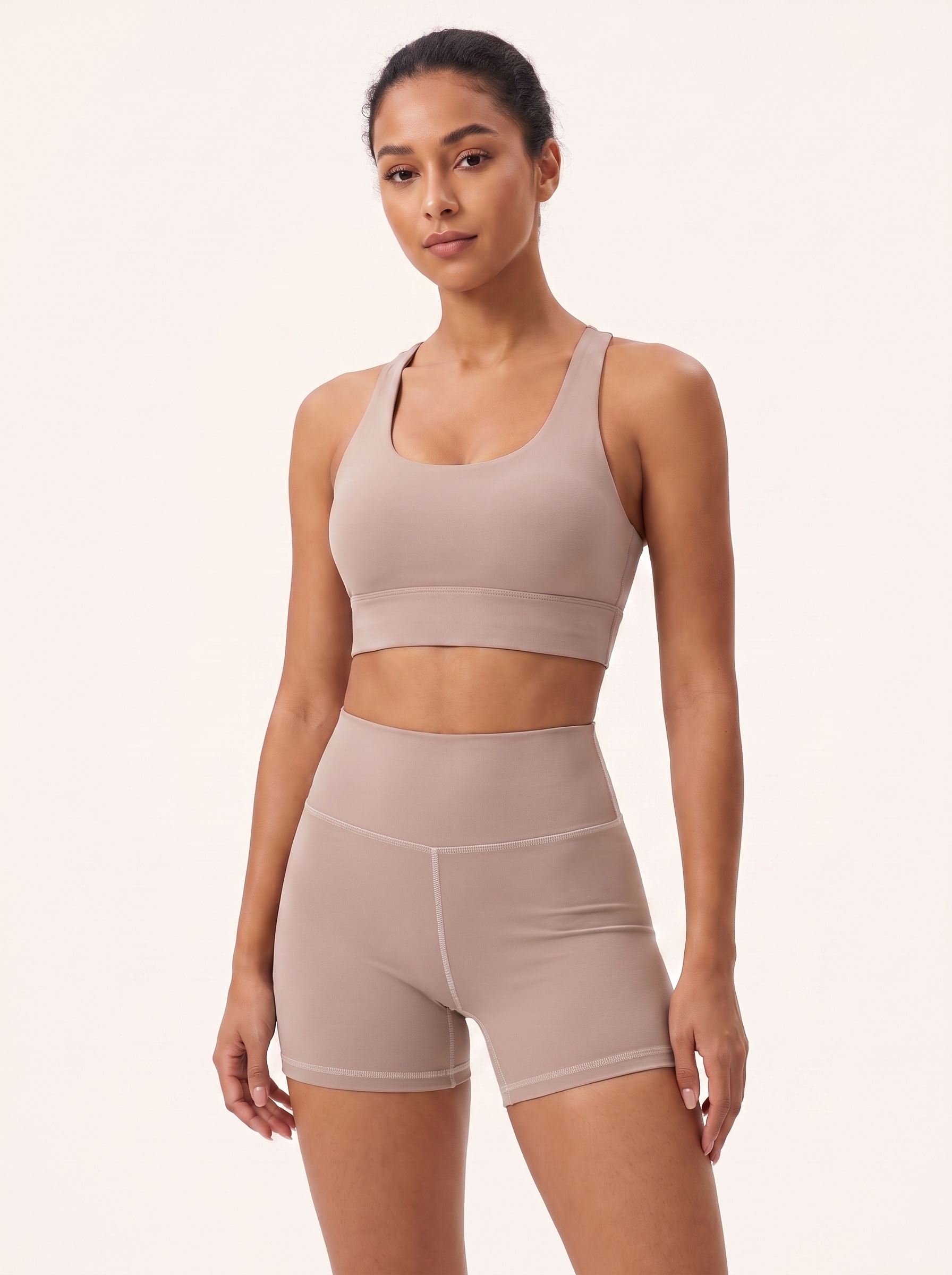 Longline Sports Bra in Agate