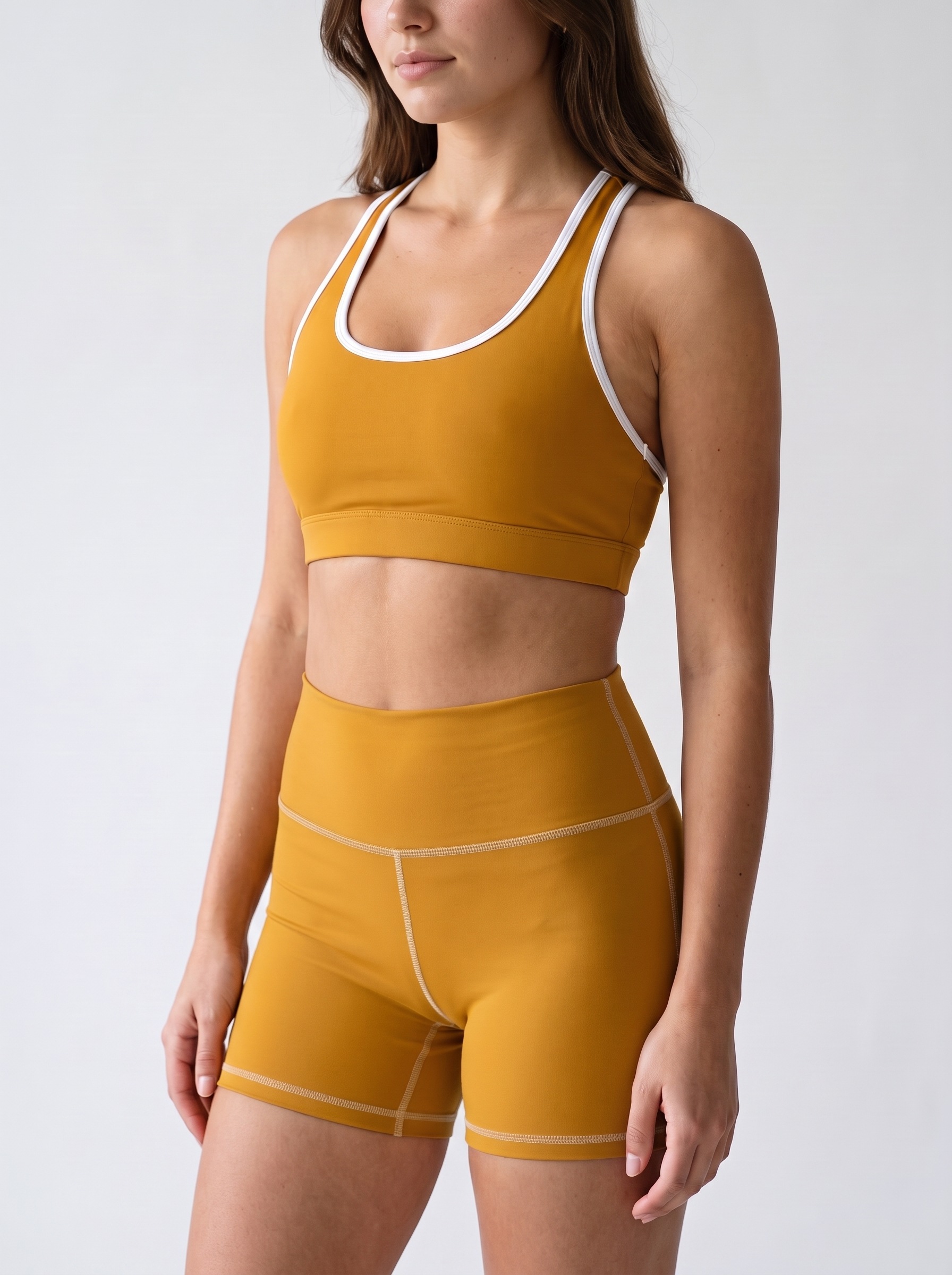 Yoga Shorts in Butterscotch