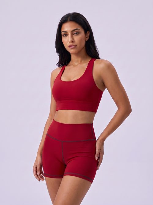 Carmine Longline Sports Bra Longline Sports Bra — Lolekai