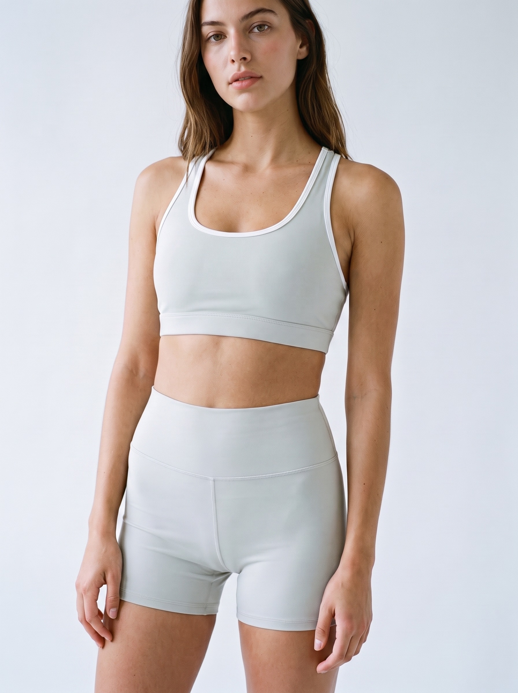 Yoga Shorts in Cloud