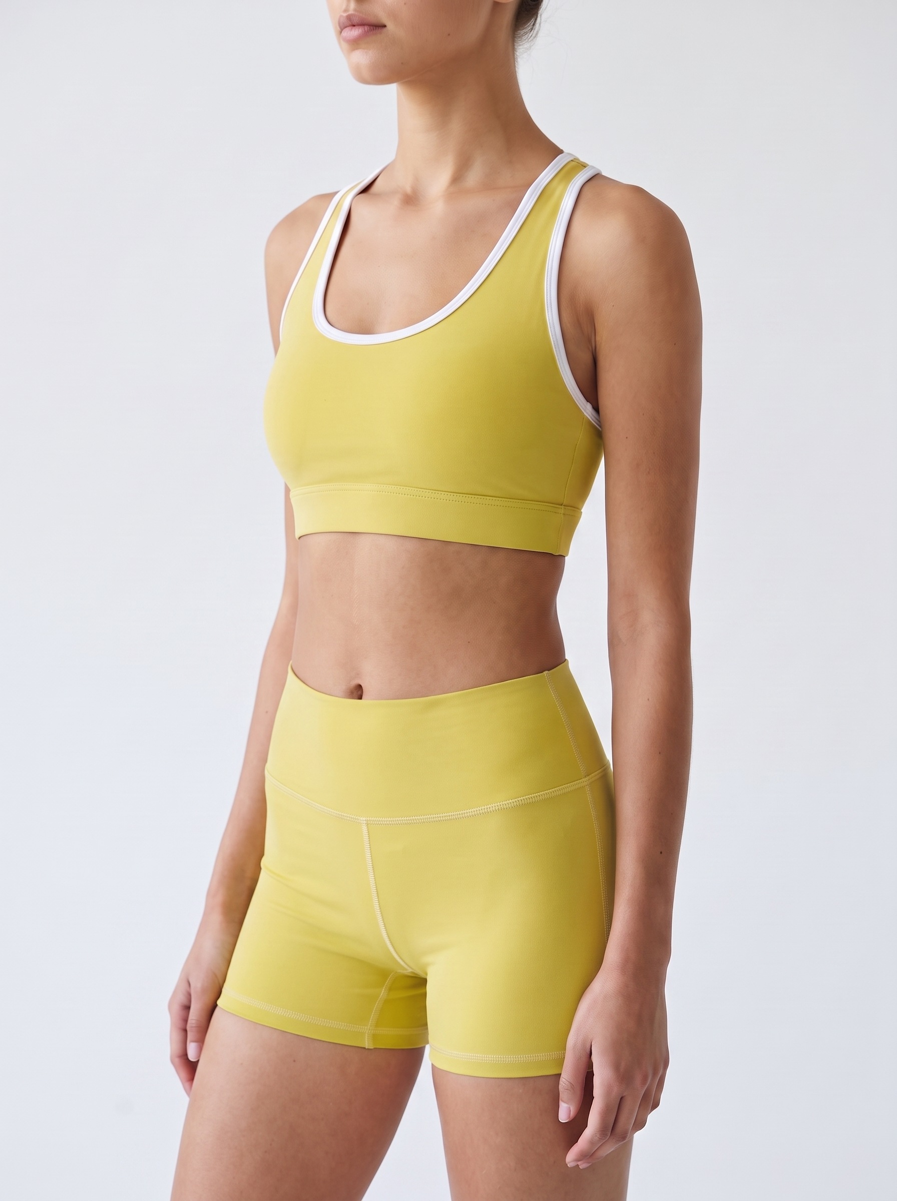 Yoga Shorts in Flax