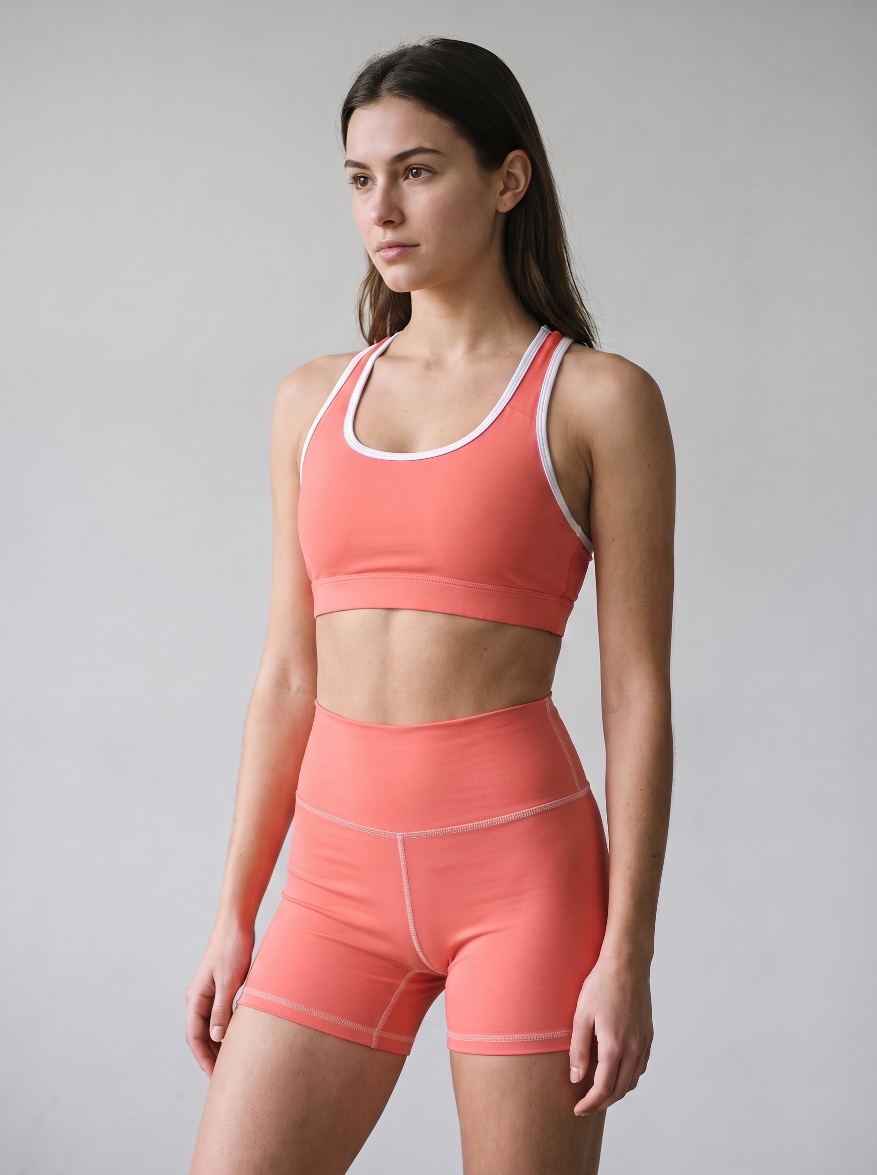 Yoga Shorts in Guava