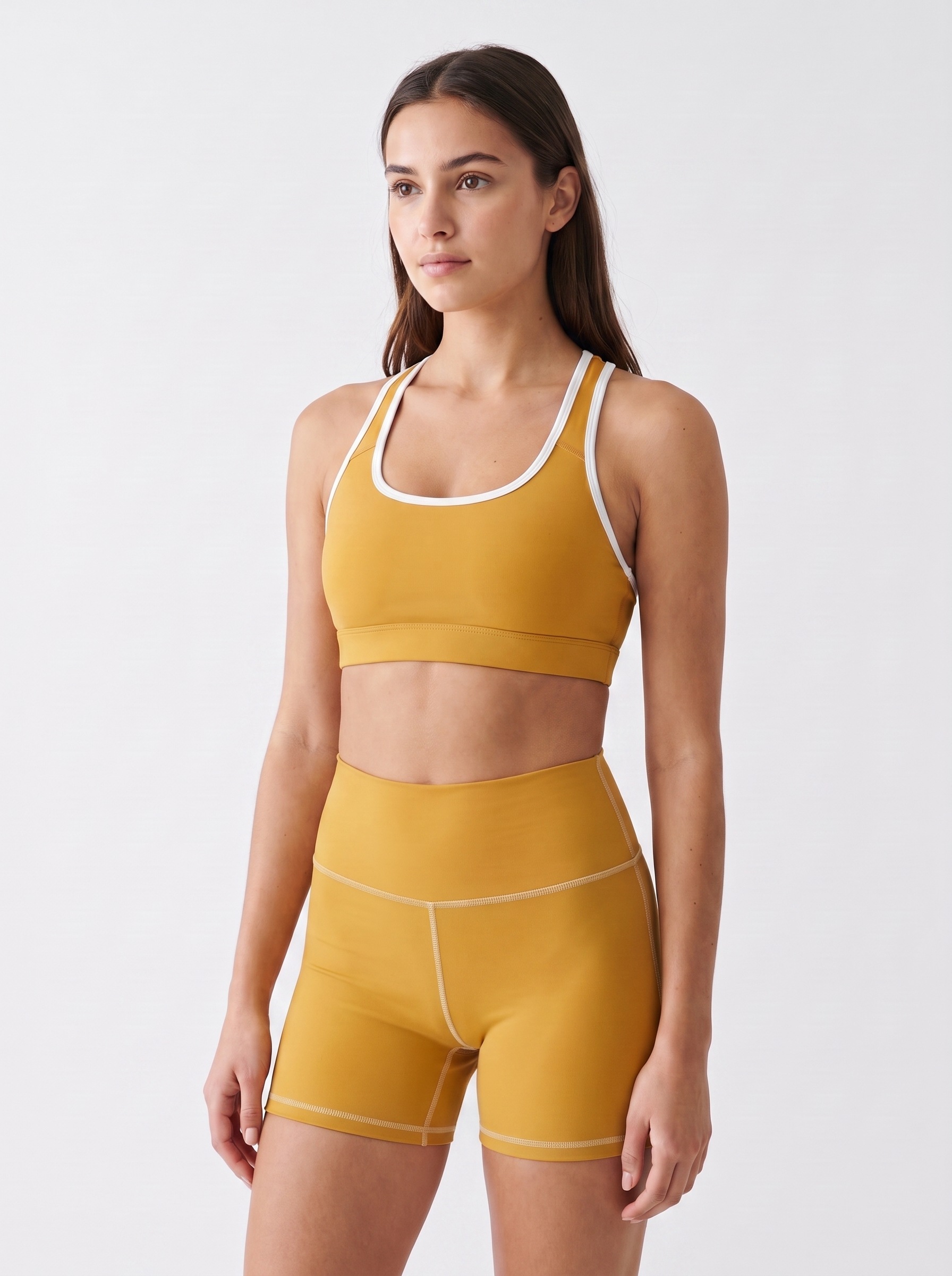 Yoga Shorts in Honey