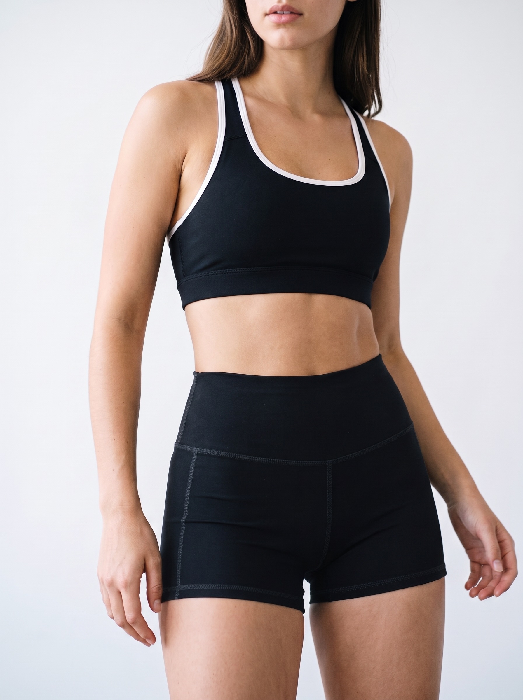 Yoga Shorts in Jet