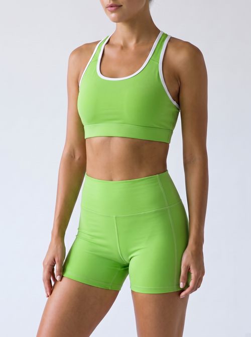 Kiwi Yoga Shorts Yoga Shorts — Lolekai