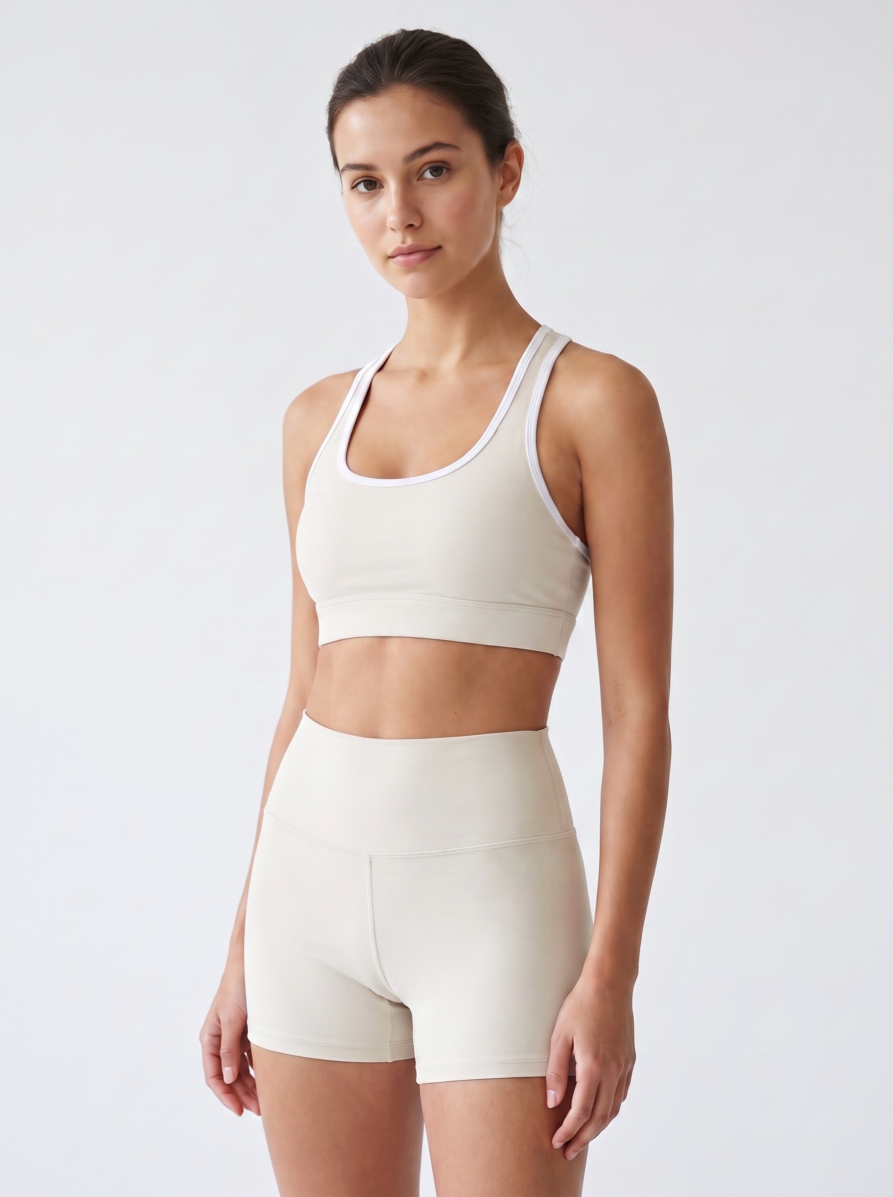 Yoga Shorts in Marble