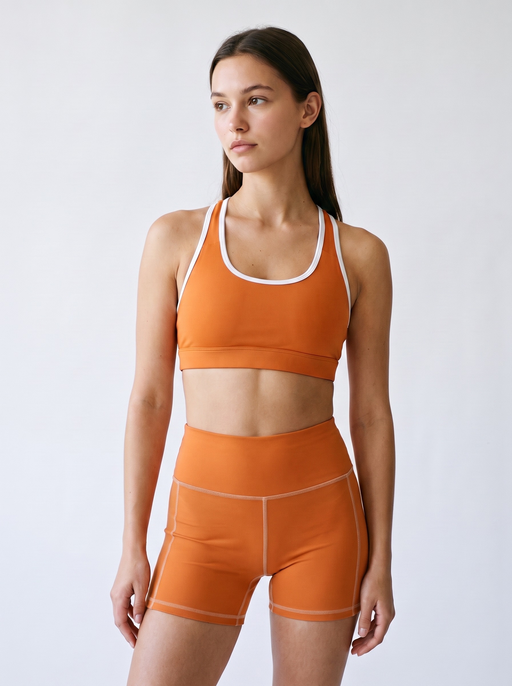 Yoga Shorts in Marmalade