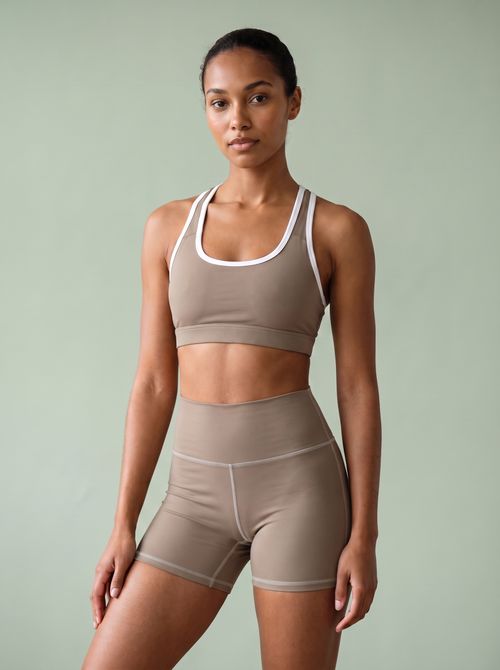 Mushroom Yoga Shorts Yoga Shorts — Lolekai