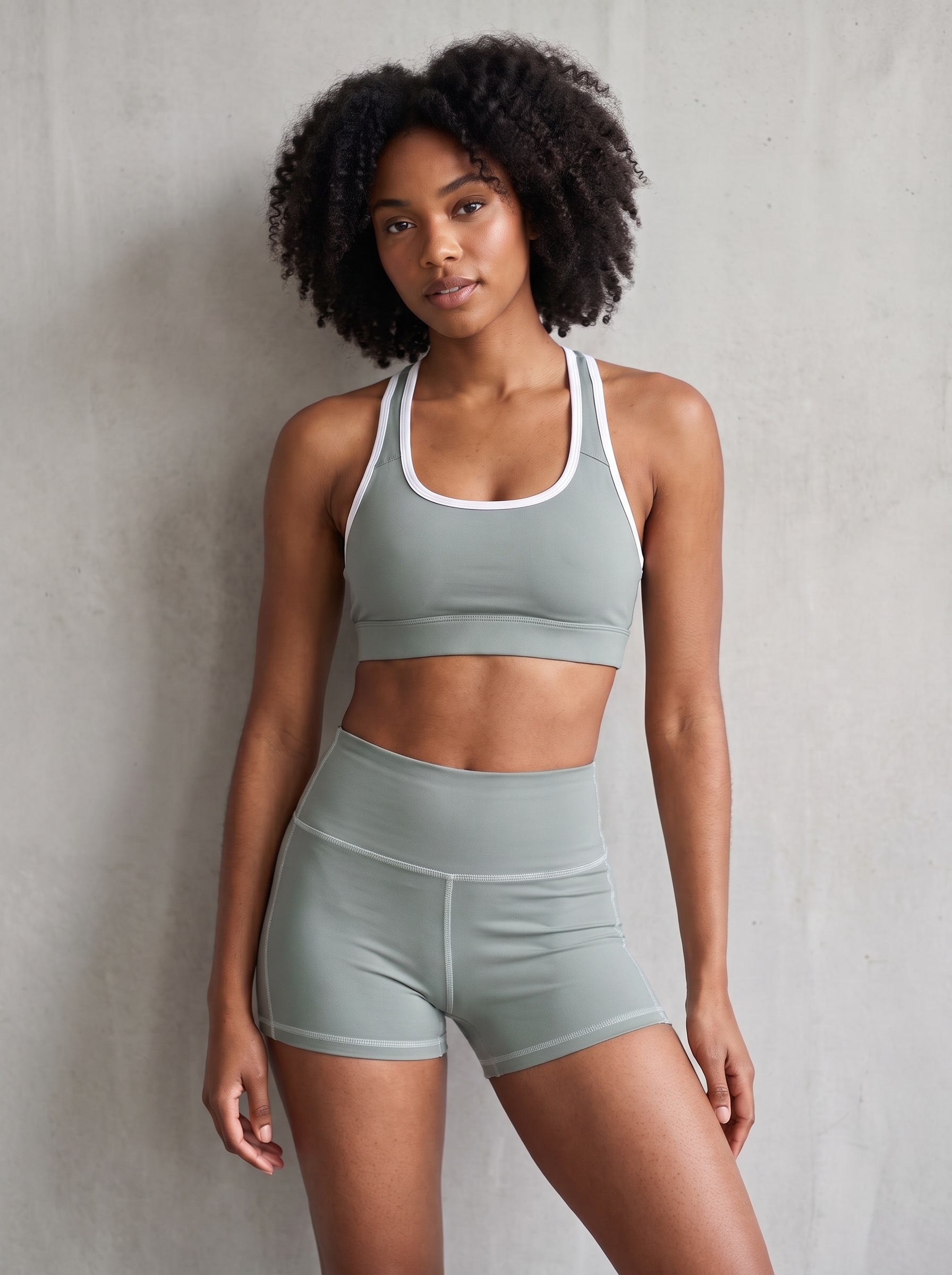 Yoga Shorts in Pewter