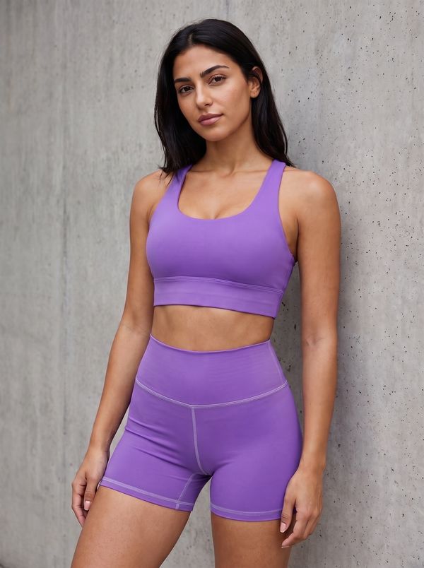 Violet Yoga Shorts