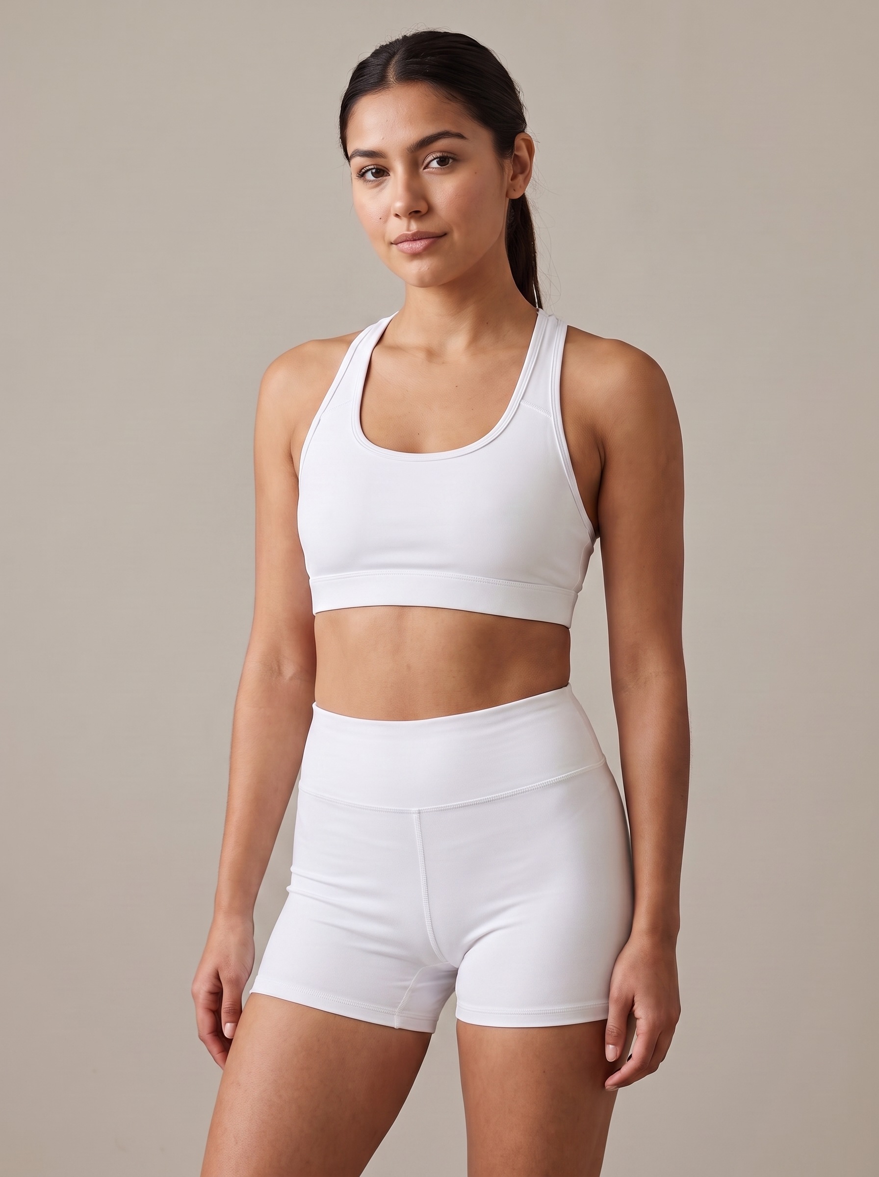 Yoga Shorts in White